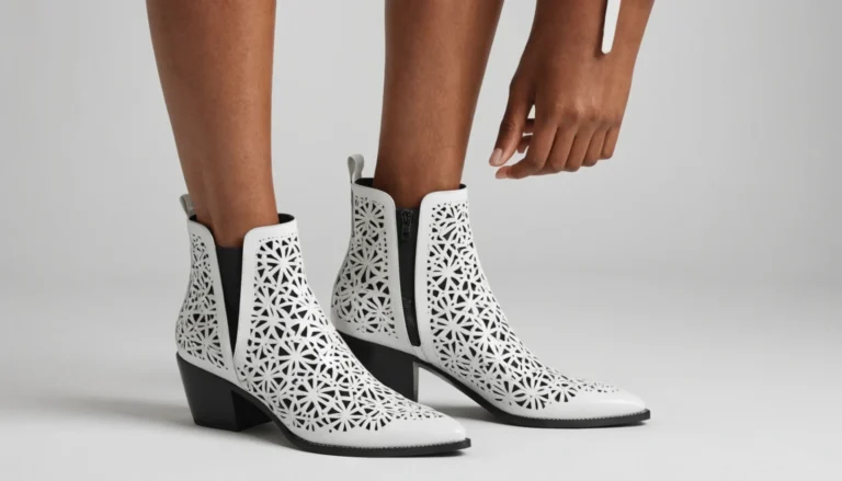 bottines ajourées