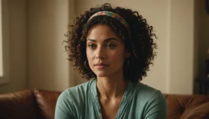 bandeau cheveux bouclés