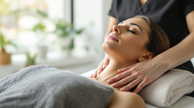 massage lymphatique cou