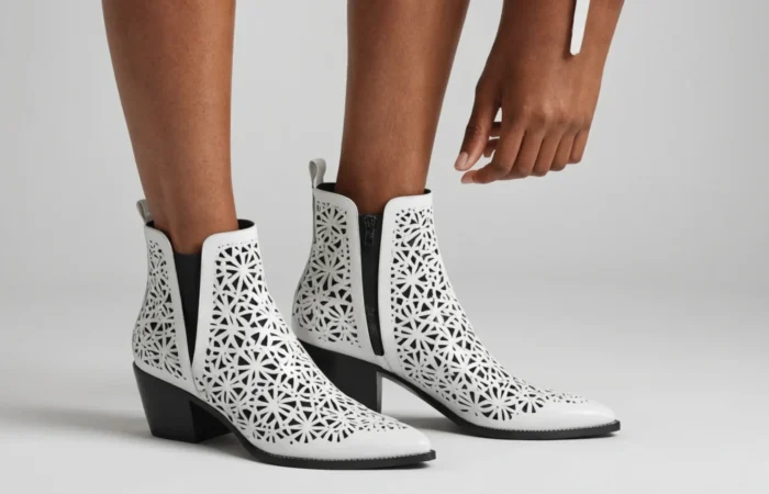 bottines ajourées